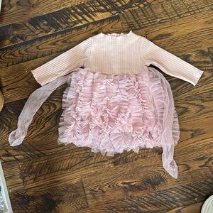 Pink Ruffled Baby Dress